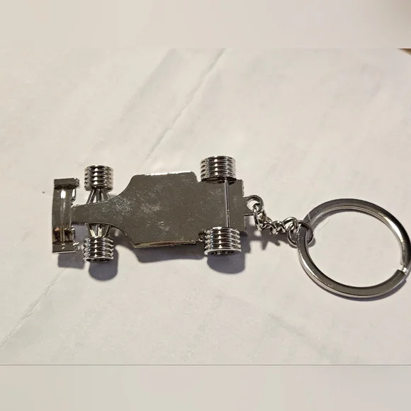 Formula 1 Race Car Keychain - Formula One Key Ring - F1 - Metal Collectible - Picture 3 of 3
